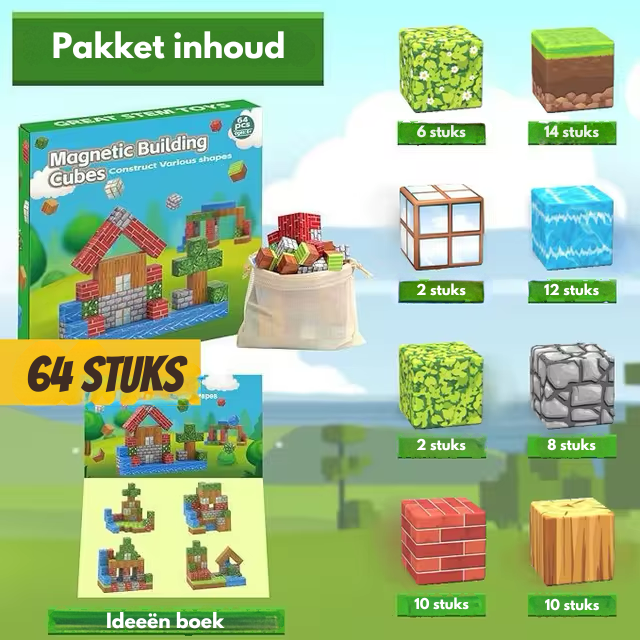 KidsCraft - Magnetische Blokken