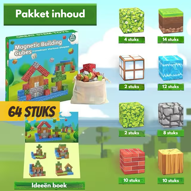 KidsCraft - Magnetische Blokken