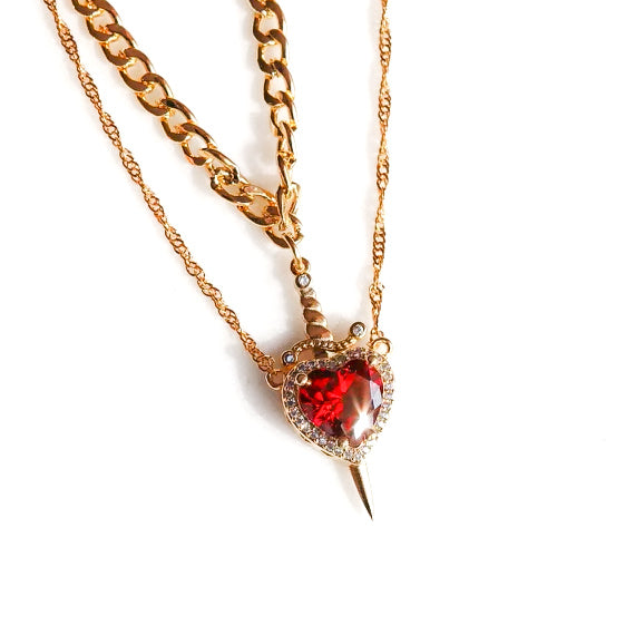 SORA Spark Hart & Zwaard Ketting