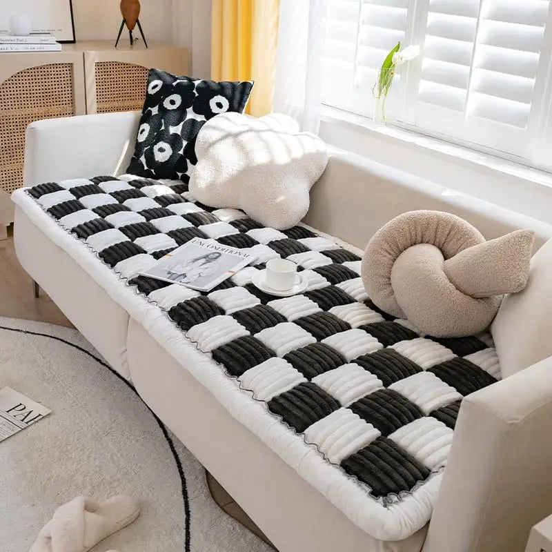 Fun Fuzzy Plaid Huisdier Deken