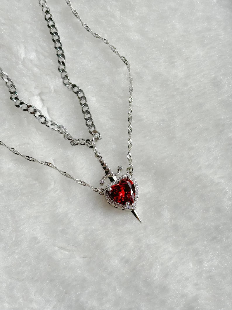 SORA Spark Hart & Zwaard Ketting