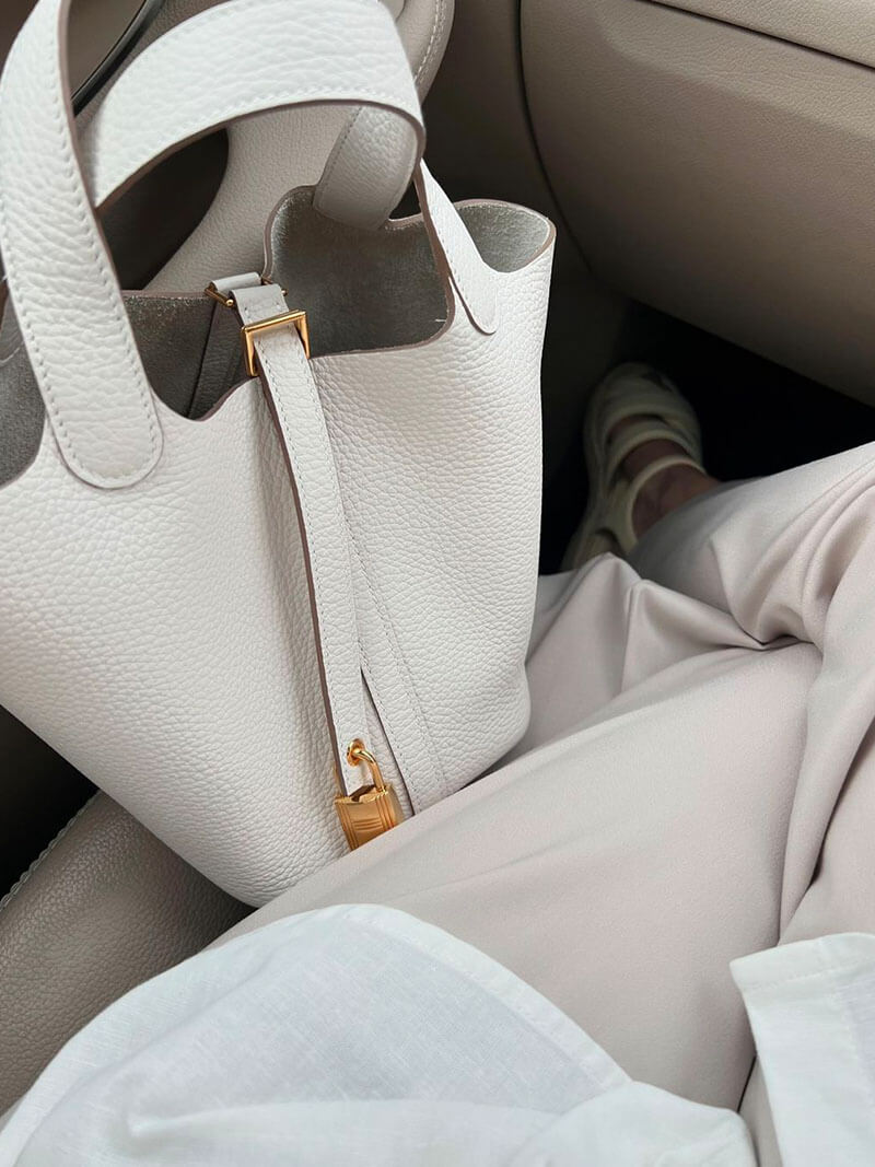 Chique Dames Leren Bucket Bag