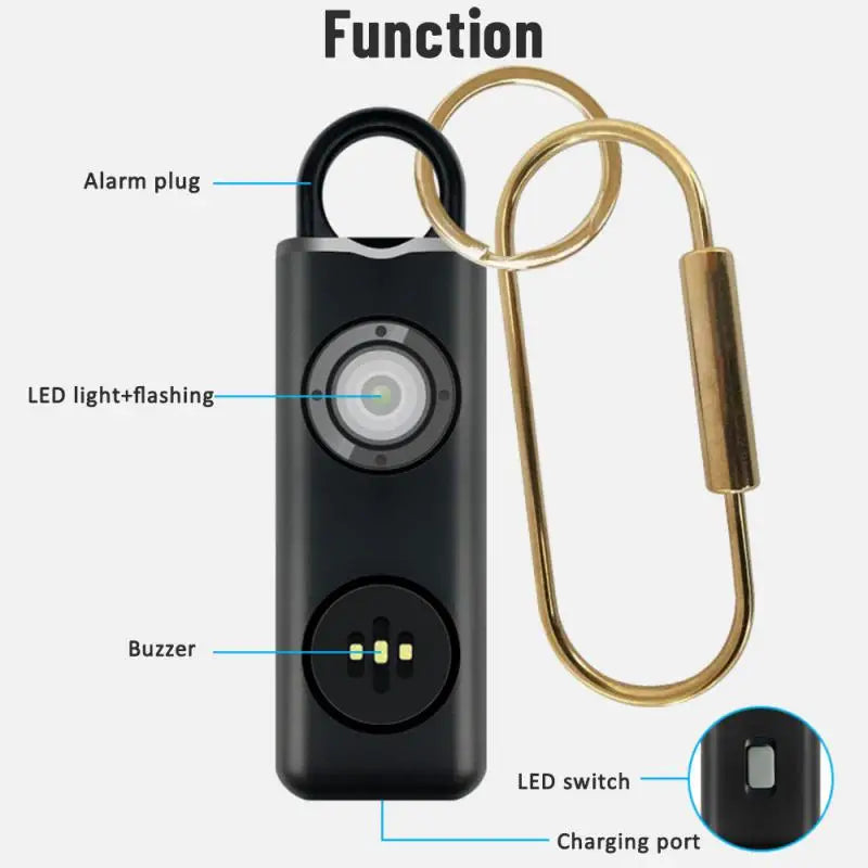 SafeSiren - Veiligheidsalarm met LED-licht
