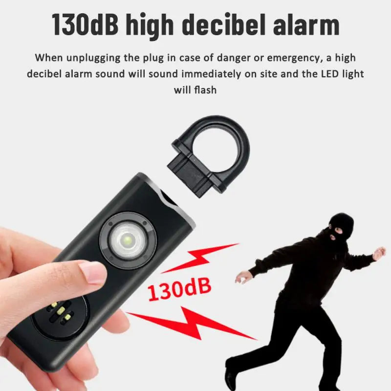 SafeSiren - Veiligheidsalarm met LED-licht