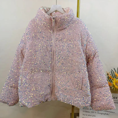 Winterse Glamour Pufferjas
