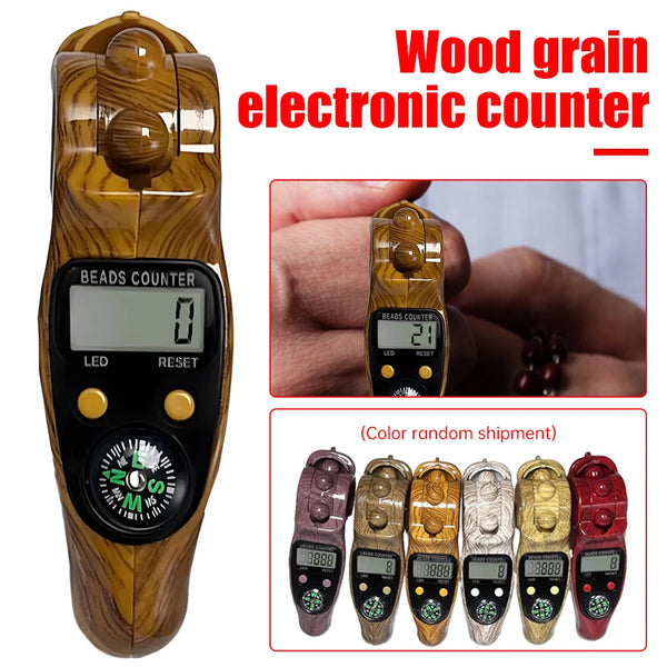 Elektronischer Holz-Gebetszähler